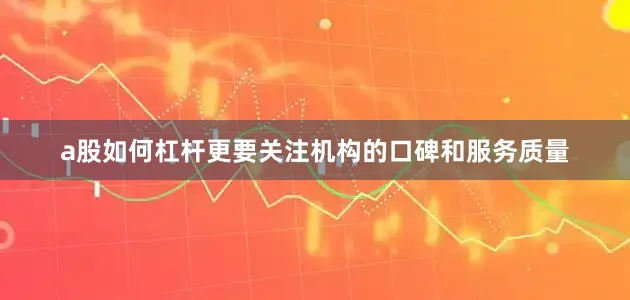 a股如何杠杆更要关注机构的口碑和服务质量
